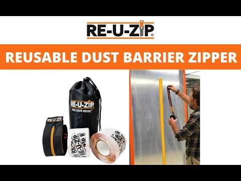RE-U-ZIP® HEAVY-DUTY REUSABLE DUST BARRIER ZIPPER | PRO BUNDLE