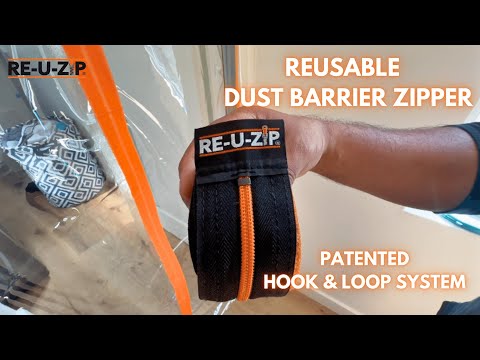 RE-U-ZIP® HEAVY-DUTY REUSABLE DUST BARRIER ZIPPER | STARTER KIT