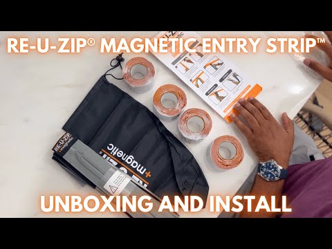 RE-U-ZIP® REUSABLE MAGNETIC ENTRY STRIP™ | STARTER KIT