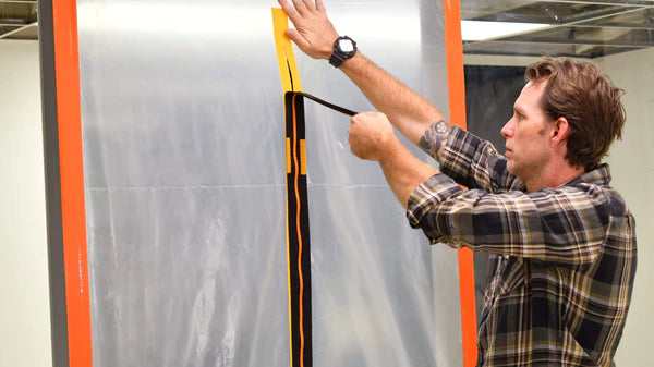 RE-U-ZIP® HEAVY-DUTY REUSABLE DUST BARRIER ZIPPER | STARTER KIT