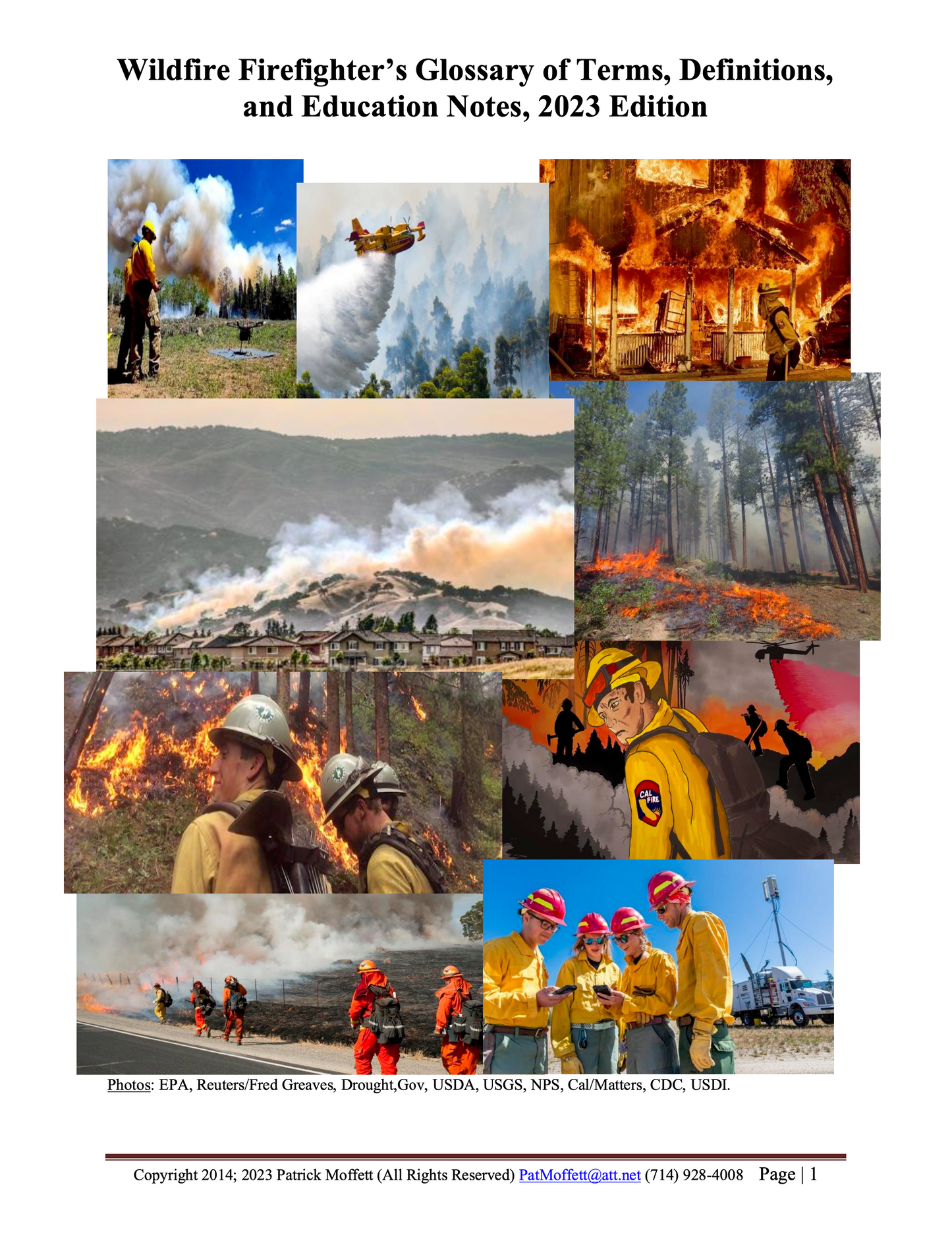 Wildfire Firefighters Glossary Download