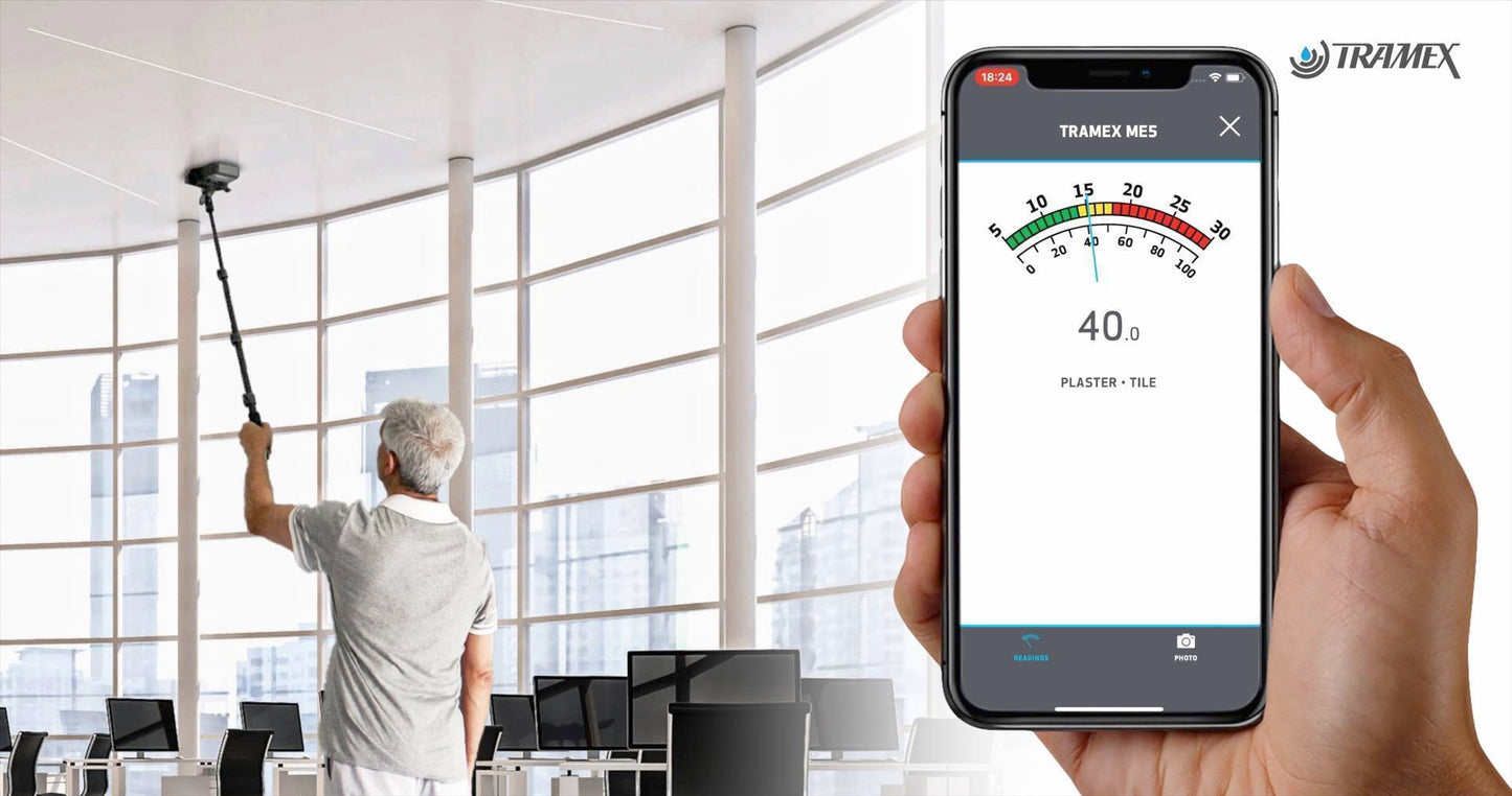 Tramex Moisture Encounter ME5 - Pinless Moisture Meter
