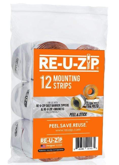 RE-U-ZIP® MOUNTING STRIP RE-FILL™ | 12-PACK