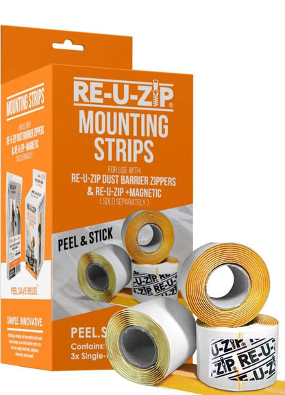 RE-U-ZIP® MOUNTING STRIP RE-FILL™ | 3-PACK